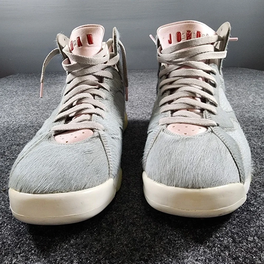 Air‎ Jordan 7 Retro SE Hare 2.0 Neutral Grey Pink Pony Hair CT8528-002 Mens 11